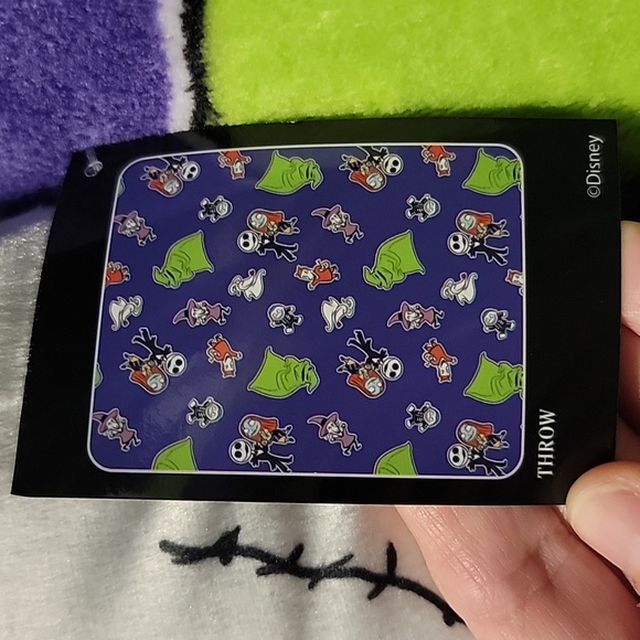 NWT Nightmare Before Christmas character and throw set - Picture 2 of 3